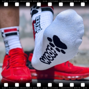 Chaussettes SNEAK WOOF PUPPY Rouge