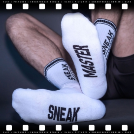Chaussettes SNEAK MASTER Blanc-Noir 2