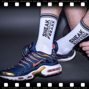 Chaussettes SOCKEN Sneak Bottom Blanc-Noir