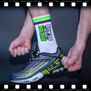 Chaussettes SNEAK BERLIN SLAVE Noir-Vert