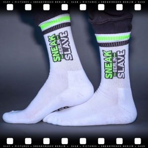 Chaussettes SNEAK BERLIN SLAVE Noir-Vert