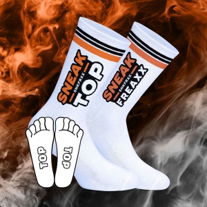 Chaussettes SNEAK BERLIN TOP Noir-Orange