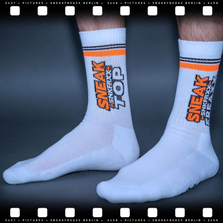 Chaussettes SNEAK BERLIN TOP Noir-Orange