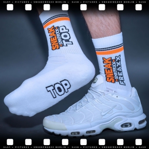 Chaussettes SNEAK BERLIN TOP Noir-Orange