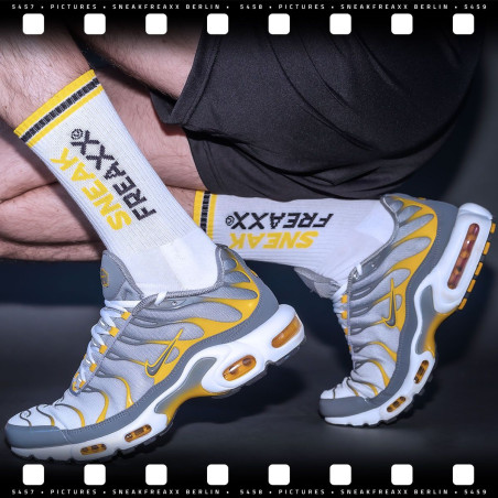 Chaussettes STINKY SOXX Blanc-Jaune