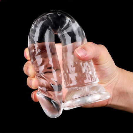 Gode transparent NO BALL XL 22 x 4.5cm