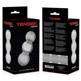 Masturbateur souple transparent TENSEK N°2 - 15cm 2