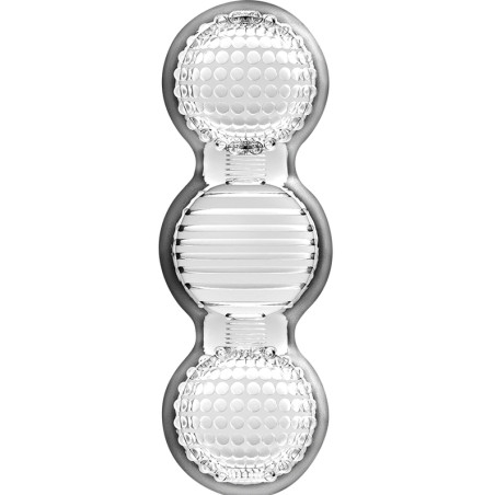 Masturbateur souple transparent TENSEK N°2 - 15cm