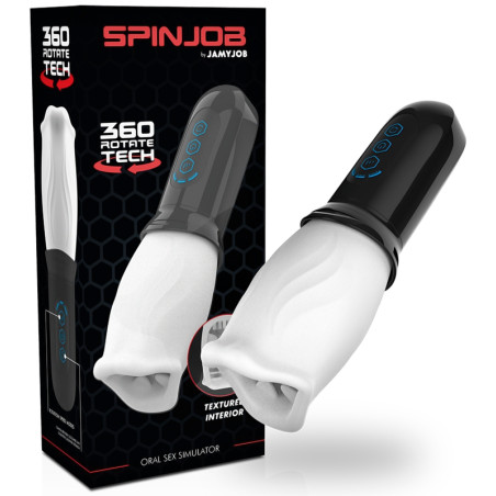 Masturbateur rotatif 360° SPINJOB 3 Vitesses