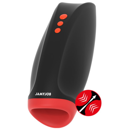 Masturbateur vibrant avec compression NOVAX
