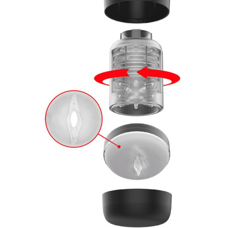 Masturbateur automatique rotatif TORNADO 360