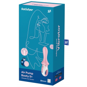 Plug Vibrant Gonflable AIR PUMP BOOTY 5+ Satisfyer 10 x 3cm