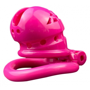 Cage de chasteté SEX SLAVE M 6.5 x 3.5cm Rose