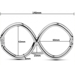 Menottes de poignets HEX 15cm