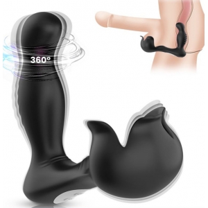 Plug prostatique rotatif avec sac à bourses SURROUND 10 x 3.4cm