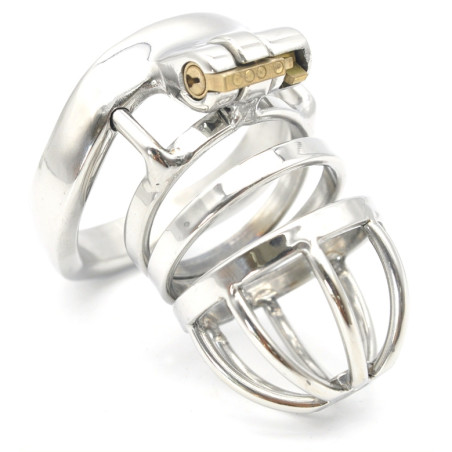 Cage de chasteté en métal BENTY 7.5 x 3.3cm