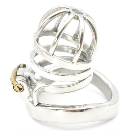Cage de chasteté en métal BENTY 7.5 x 3.3cm