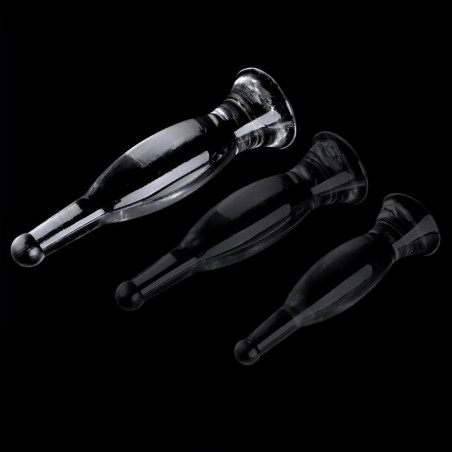 Plug transparent BOTTLE L 26 x 6.5cm