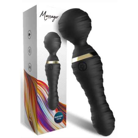 Wand FREE MAGIC 19.5cm - Tête 51mm Noir