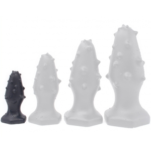 Plug Silicone MONSTER SPIKE S 8 x 3.5cm Noir
