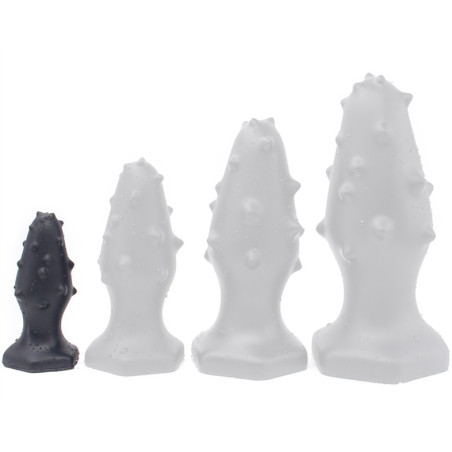Plug Silicone MONSTER SPIKE S 8 x 3.5cm Noir