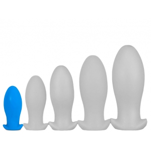 Plug Silicone SAURUS EGG S 10 x 4.5cm Bleu