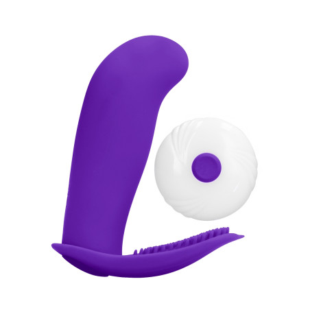 Stimulateur vibrant LEON 8.5 x 3cm Violet