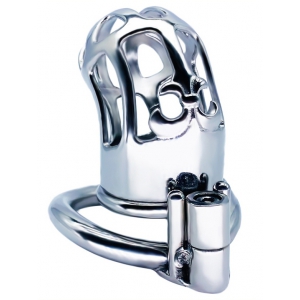 Cage de chasteté en métal ROYAL STEEL 7 x 3cm