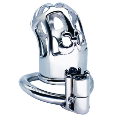 Cage de chasteté en métal ROYAL STEEL 7 x 3cm