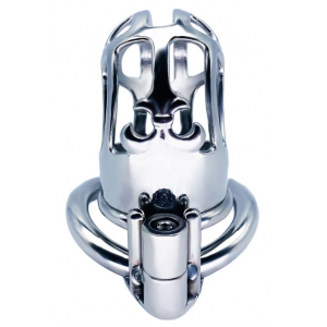 Cage de chasteté en métal ROYAL STEEL 7 x 3cm