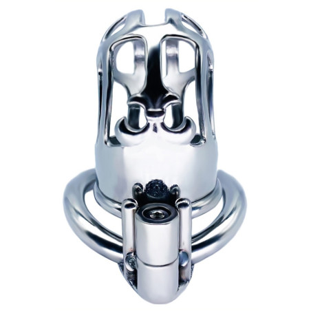 Cage de chasteté en métal ROYAL STEEL 7 x 3cm