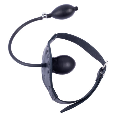 Bâillon gonflable en cuir Embout Pénis 6cm