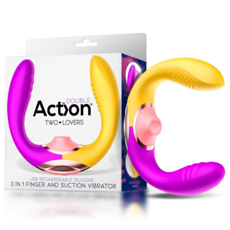 Stimulateur de clitoris et point G TWO LOVERS