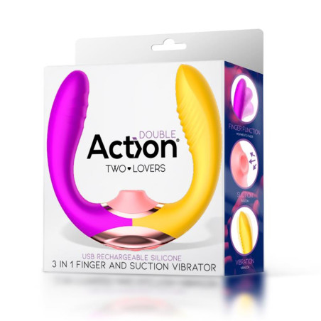 Stimulateur de clitoris et point G TWO LOVERS
