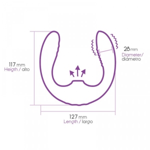 Stimulateur de clitoris et point G TWO LOVERS