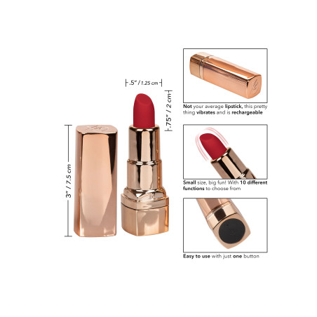 Vibro LIPSTICK 8cm Rouge