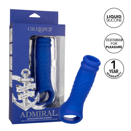 Gaine de pénis WAVE EXTENSION Admiral 10.5 x 4cm