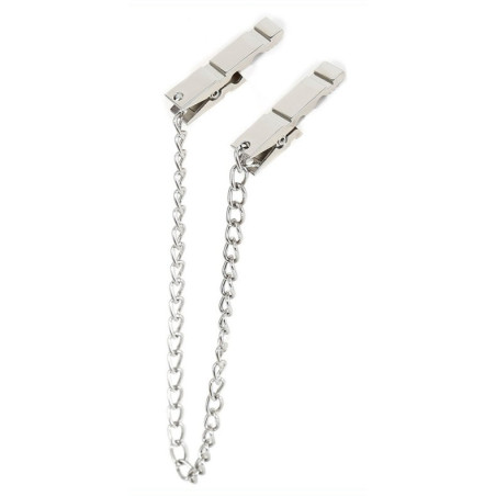 Pince-tétons en métal PEGS avec chaîne