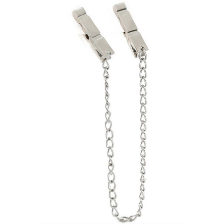 Pince-tétons en métal PEGS avec chaîne