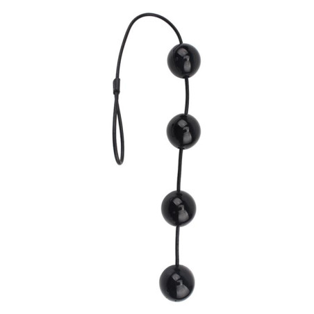 Boules anales RUBICON S 25 x 4cm Noires
