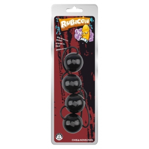 Boules anales RUBICON M 32 x 5cm Noires