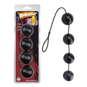 Boules anales RUBICON L 35 x 6cm Noires