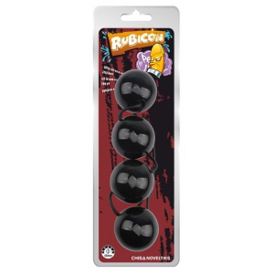 Boules anales RUBICON L 35 x 6cm Noires