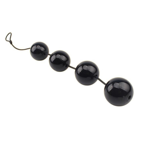 Boules anales RUBICON L 35 x 6cm Noires