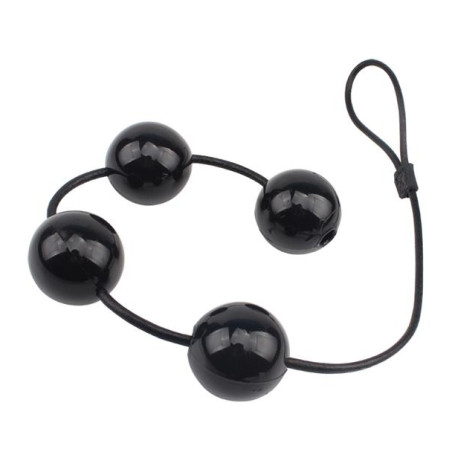 Boules anales RUBICON L 35 x 6cm Noires