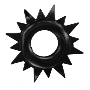 Lot de 4 Cockrings souples RING STARS Noirs