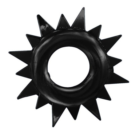 Lot de 4 Cockrings souples RING STARS Noirs