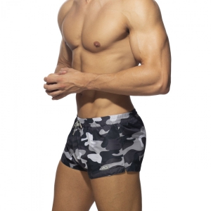 Short de bain CAMO SWIM Gris-Camouflage