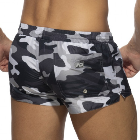 Short de bain CAMO SWIM Gris-Camouflage