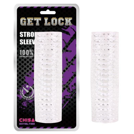 Gaine de masturbation transparente STROKE PIK 14cm